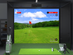 Le BenQ Ace est un projecteur laser pour la simulation de golf. (Source de l'image : BenQ)