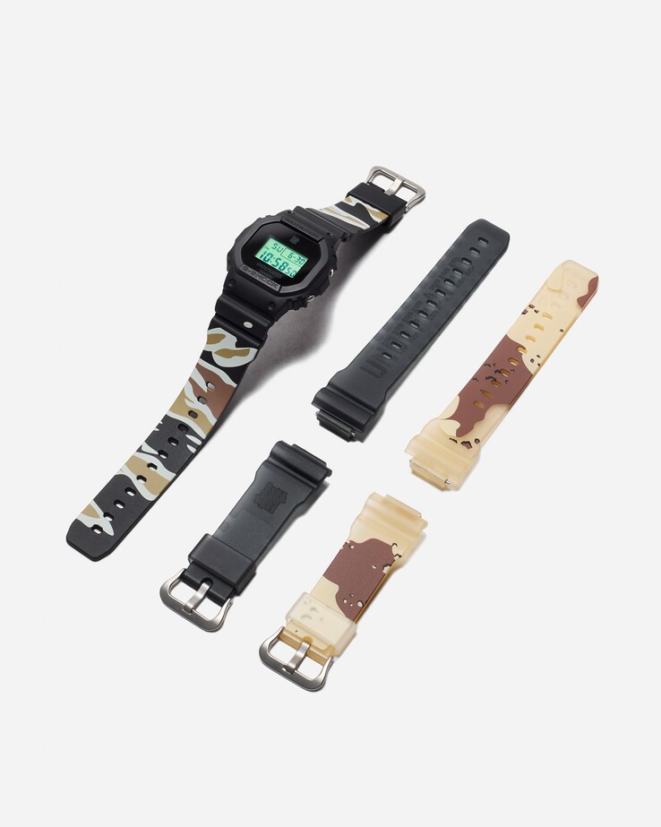 La montre Casio G-Shock x Undefeated DWE5600UD-1. (Source de l'image : Undefeated)
