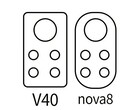 Prétendu Honor Schéma des caméras arrière V40 et Huawei Nova 8. (Source : Twitter)
