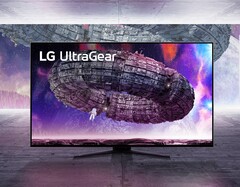 Le nouveau moniteur UltraGear 48GQ900 de LG est le premier panneau OLED de la société à prendre en charge des taux de rafraîchissement de 138 Hz.  (Image Source : LG)