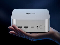 Le Lecoo AI Mini Pro dispose d'une mémoire vive maximale de 32 Go. Photo : une photo promotionnelle montrant le design du mini PC.