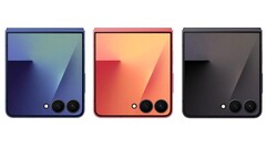 Une première image réelle du Samsung Galaxy Z Flip7 avec l'emballage et l'écran allumé circule maintenant en ligne. (Source de l'image : Evan Blass)