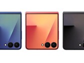 Une première image réelle du Samsung Galaxy Z Flip7 avec l'emballage et l'écran allumé circule maintenant en ligne. (Source de l'image : Evan Blass)
