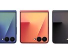 Une première image réelle du Samsung Galaxy Z Flip7 avec l'emballage et l'écran allumé circule maintenant en ligne. (Source de l'image : Evan Blass)