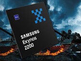 L'Exynos 2200 de Samsung devrait offrir la technologie ray-tracing dans les jeux pris en charge. (Image source : Samsung - édité (Exynos 2200 mockup))