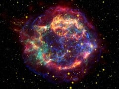 Image montrant les restes de la supernova Cassiopée A. (Source de l'image : WikiImages - Pixabay)