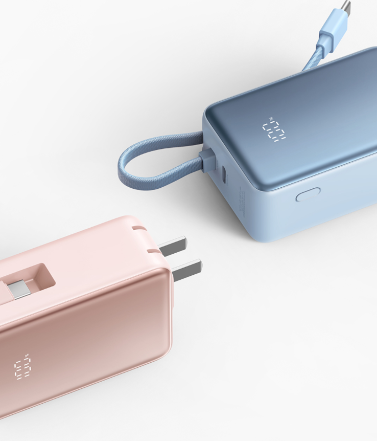 La Xiaomi 3-in-1 Power Bank 5000 33W est équipée de broches pliables. (Source de l'image : Xiaomi)