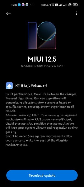 MIUI 12.5 amélioré pour le Mi 10T/Pro en Europe.