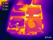 HP Pro Mini 400 G9 stress test (sans le couvercle du boîtier)