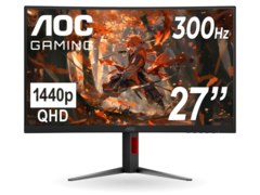 L'AOC CQ27G4ZH a un temps de réponse de 0,3 ms, ce qui devrait être parfait pour les titres rapides. (Source de l'image : Amazon)