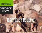 Bannière Nvidia GeForce Now de Battlefield 6 (Image source : EA, Nvidia avec modifications)