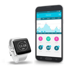 Moniteur de glucose K'Watch. (Image source : PKVitality)