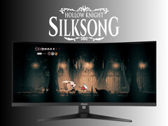 Hollow Knight : Prise en charge du moniteur ultra-large Silksong (Source de l'image : Team Cherry, Asus avec modifications)