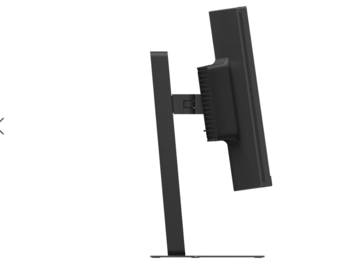 Vue latérale du moniteur de jeu Lenovo Legion 34W 2c
