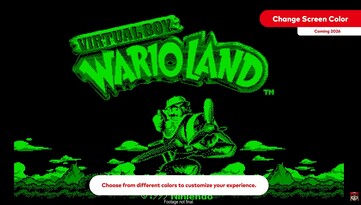 Pour changer la couleur de l'écran, les utilisateurs devront retirer le couvercle de la lentille rouge du Nintendo Virtual Boy. (Source de l'image : Nintendo)