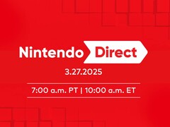 Bannière du Nintendo Direct du 27 mars (Image source : Nintendo of America)