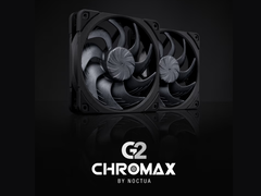 Le Noctua G2 Chromax entièrement noir présenté ici