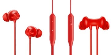 Le OnePlus Bullets Wireless Z3 en Samsba Sunset. (Source de l'image : OnePlus)