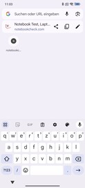 Clavier en format portrait