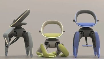 Le fauteuil autonome à quatre pattes Walk Me de Toyota (Source : Toyota)