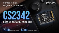 Le prochain SSD M.2 2230 CS2342 de PNY fonctionne avec Steam Deck, Asus ROG Ally et d'autres appareils de jeu portables (Source d'image : PNY)