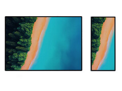 Un concept de l'aspect du triplé Galaxy dans ses états déplié et plié. (Source de l'image : PandaFlashPro)