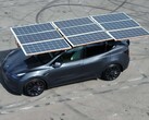 Tesla : un amateur montre un toit solaire sur sa voiture électrique (Image : somid3, Reddit)