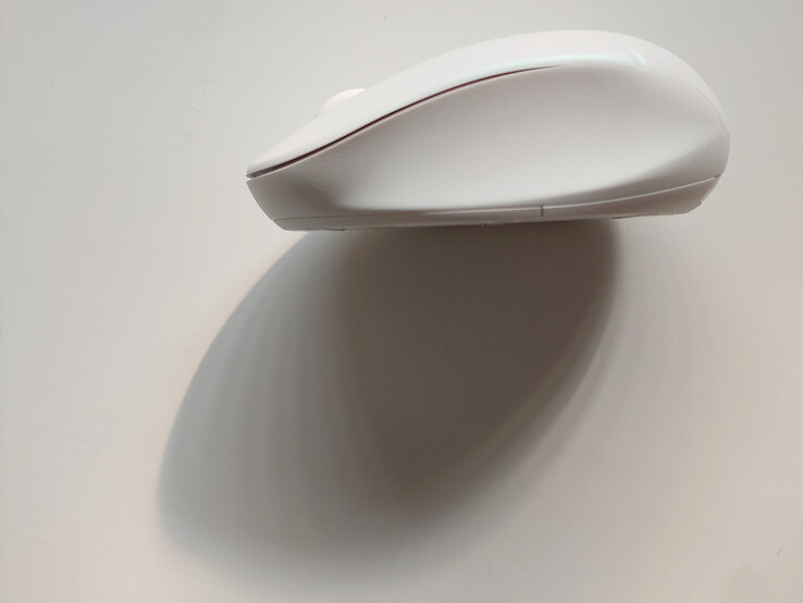 Côté gauche sculpté pour le pouce. (Source de l'image : Notebookcheck)