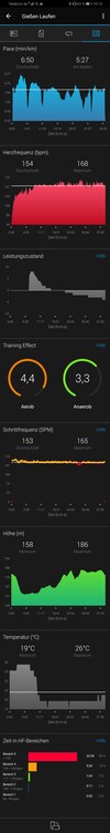 Garmin Fenix 6X Pro Solar - Diagrammes.