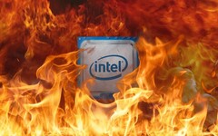 La puce Intel Alder Lake-S semble avoir planté et brûlé sur UserBenchmark... mais il y a probablement des raisons à cette défaillance. (Source de l&#039;image : Intel/sdevil - édité)