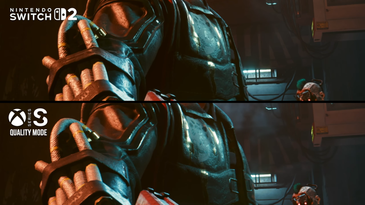 Switch 2 vs Xbox Series S. (Image source : Digital Foundry)