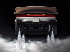 Les propulseurs de la Tesla Roadster 2 en action.