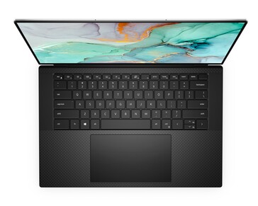 Dell XPS 15 9510 - Noir - Vue de dessus. (Source d'image : Dell)