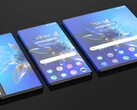 Un rendu de "Huawei rollable". (Source : LetsGoDigital) 