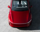 La nouvelle Model Y 2026 en couleur Ultra Red (Source de l'image : Tesla)