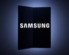 Jusqu'à présent, Samsung n'a partagé qu'une silhouette d'un futur Galaxy pliable. (Source de l'image : Samsung - édité)