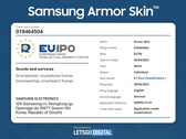 Une des dernières demandes de marque de Samsung. (Source : EUIPO via LetsGoDigital)