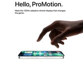 Les développeurs ne peuvent apparemment pas exécuter des animations dans leurs applications iOS à 120 Hz sur l'iPhone 13 Pro et l'iPhone 13 Pro Max (Image : Apple)