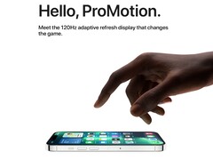 L&#039;écran ProMotion 120 Hz de l&#039;iPhone 13 Pro et de l&#039;iPhone 13 Pro Max ne sera pas disponible sur tous les iPhone 14 (Image : Apple)