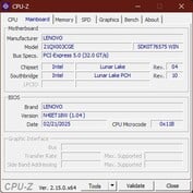 Carte mère CPU-Z