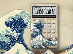 Les calculatrices JF-M200-TJ de Casio, inspirées par Hokusai (photo), devraient être commercialisées dans le monde entier. (Source de l'image : Casio)
