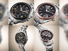 Dans la colonne de gauche (en photo), la Citizen Attesa AT8244-57E, aux côtés de la Citizen CB0264-55E dans la colonne de droite. (Source de l'image : @plus9time sur Instagram - édité)