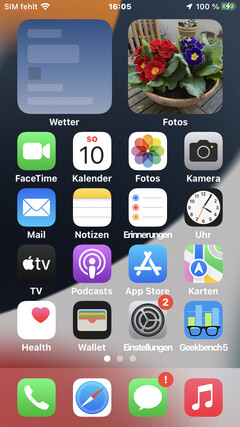 Apple logiciel iPhone SE 2022 iOS 15.4