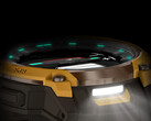 L'Instinct Crossover AMOLED avec sa lampe de poche LED activée. (Source de l'image : Garmin)