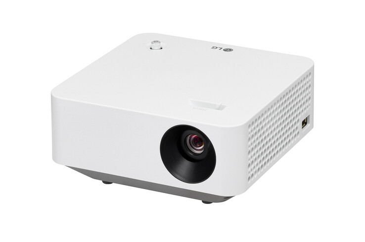 Le projecteur portable intelligent CineBeam PF510Q de LG. (Image source : Apple)