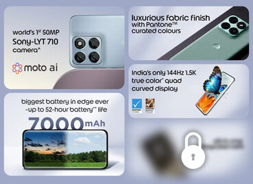 Les caractéristiques principales du Motorola Edge 70 Fusion révélées récemment