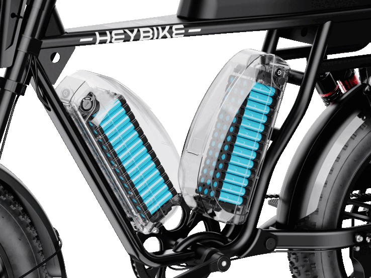 Le Heybike Saturn propose une double batterie en option