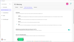 Réglages de performance de MyGram