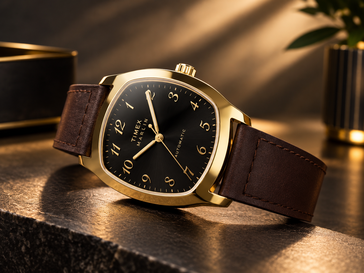 La montre Timex Marlin Tonneau TW2Y84500IK avec un bracelet en cuir marron
