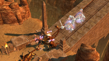 Sur la photo : Capture d'écran de Titan Quest Anniversary Edition.
